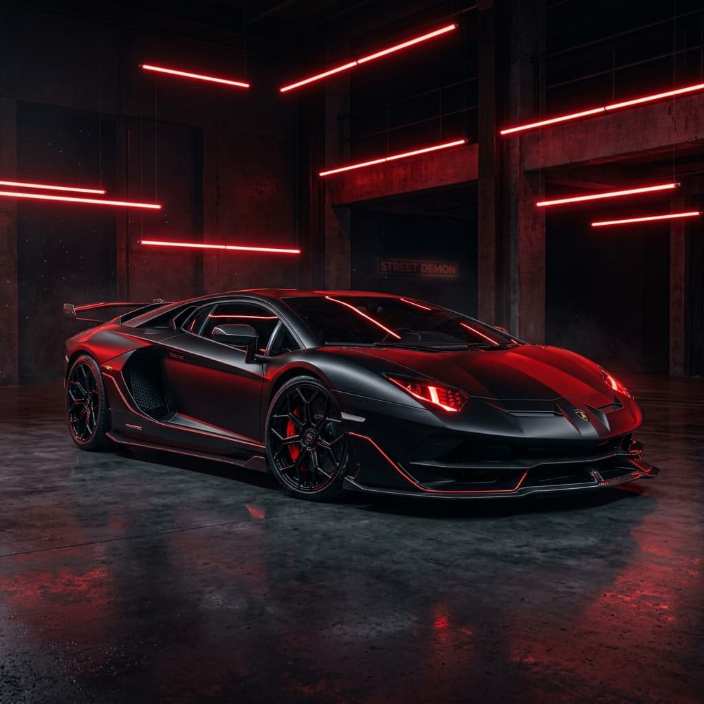 Aggressive Sports Car